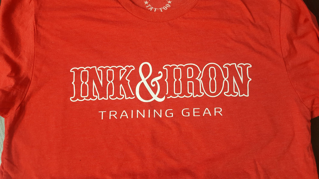 Ink & Iron Training Gear T - Red - Ink&Iron Clothing